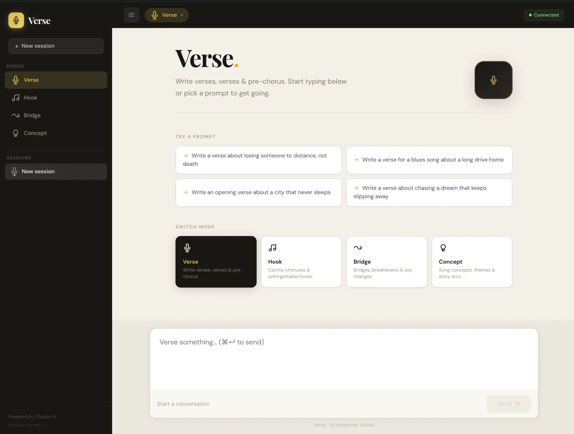 Verse - Song writing App